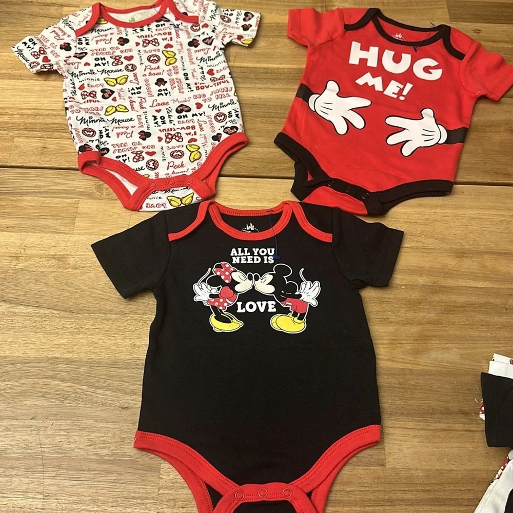 DISNEY Baby Mickey&Minnie onesie set 9 pcs